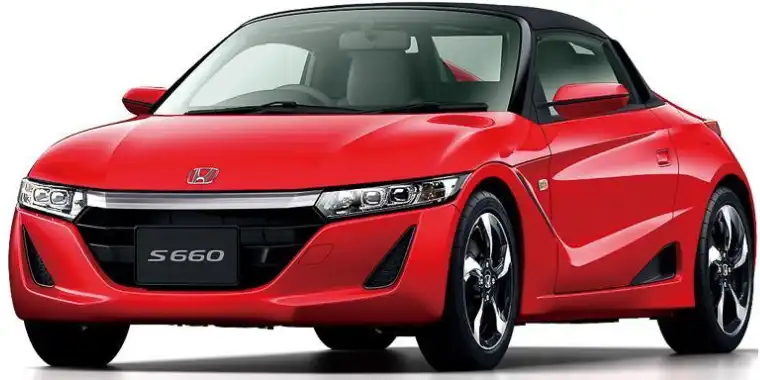 Red Color Of Honda S660