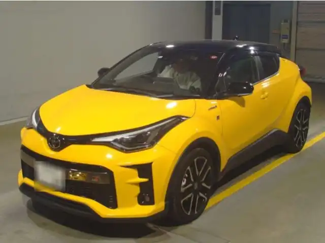 Toyota CHR GR Sports 2024 Yellow Front Picture-1-CartheoruBD