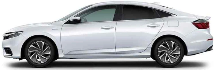 White Metallic Color Honda Insight-CarTheoryBD