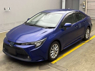 Toyota Corolla S 2021 Blue Hybrid front