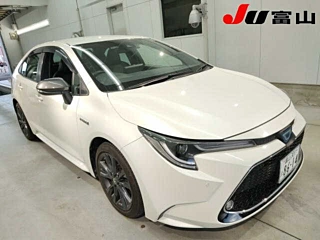 Toyota Corolla Wxb 2021 Blue Hybrid front side