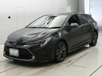 TOYOTA COROLLA TOURING WXB 2021 BLACK HYBRID FRONT LEFT