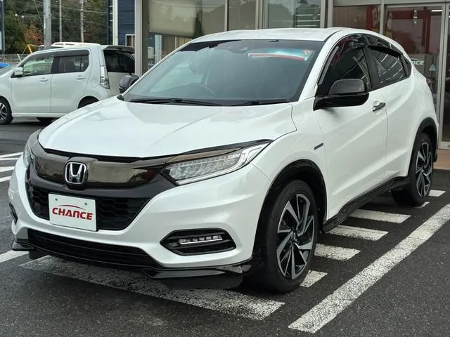 2021 HONDA VEZEL HYBRID RS HONDA SENSING WHITE