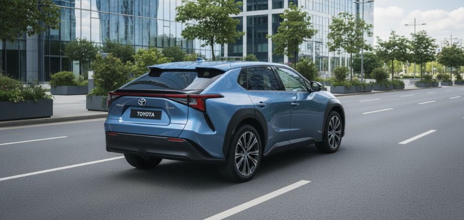 Toyota BZ4X metallic blue