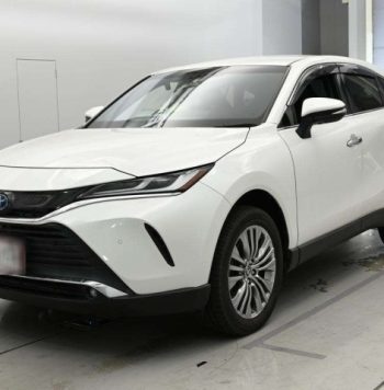 2021 Toyota Harrier Z Package Hybrid Pearl White Front Side