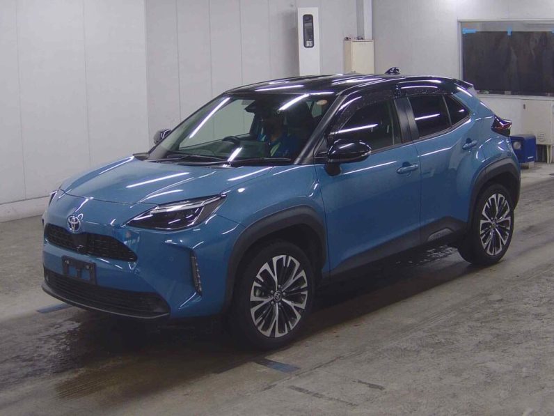 TOYOTA YARIS CROSS Z PACKAGE 2021 BLUE HYBRID
