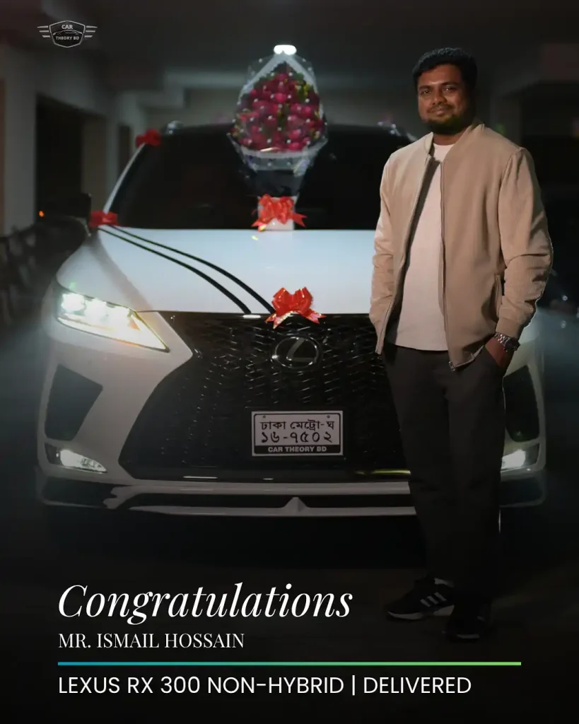 Lexus RX 300 Non-Hybrid Successfully delivered to our valued client, Ismail Hossain