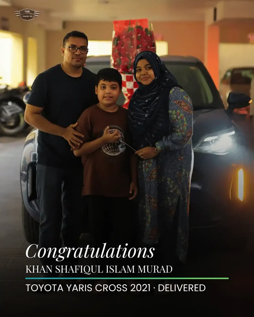 Toyota Yariss Cross 2021 Z Package Delivered to Our Client KHAN SHAFIQUL ISLAM MURAD
