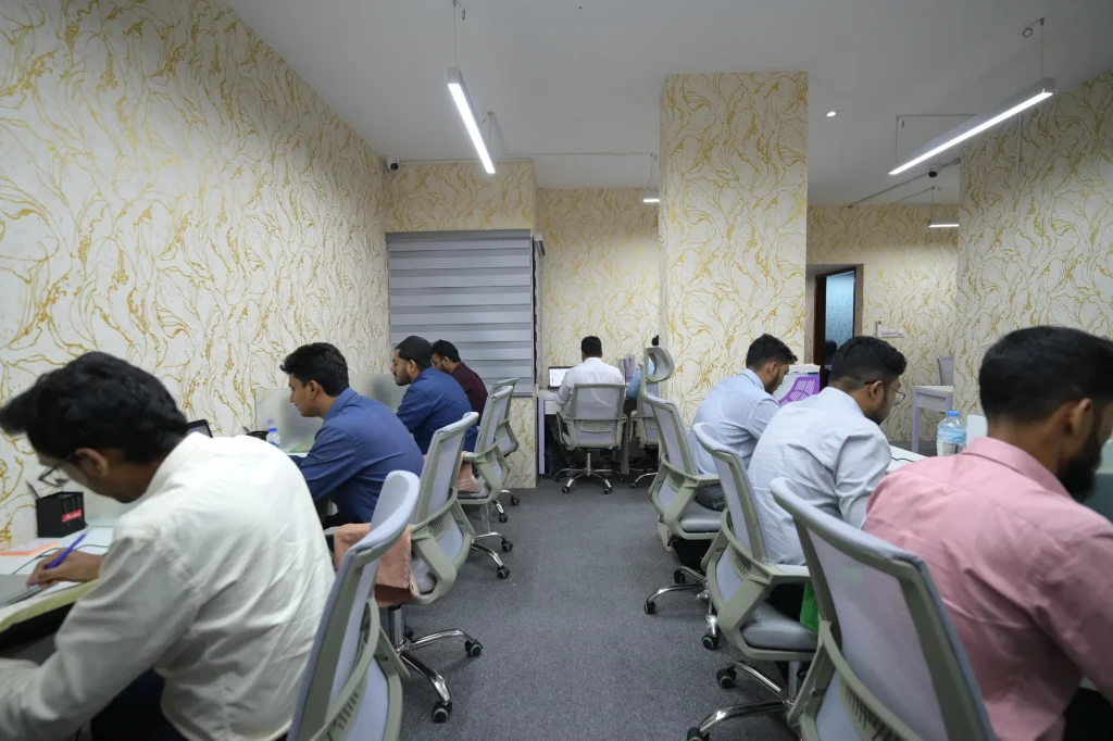 Car Theory BD team working in the Gulshan office