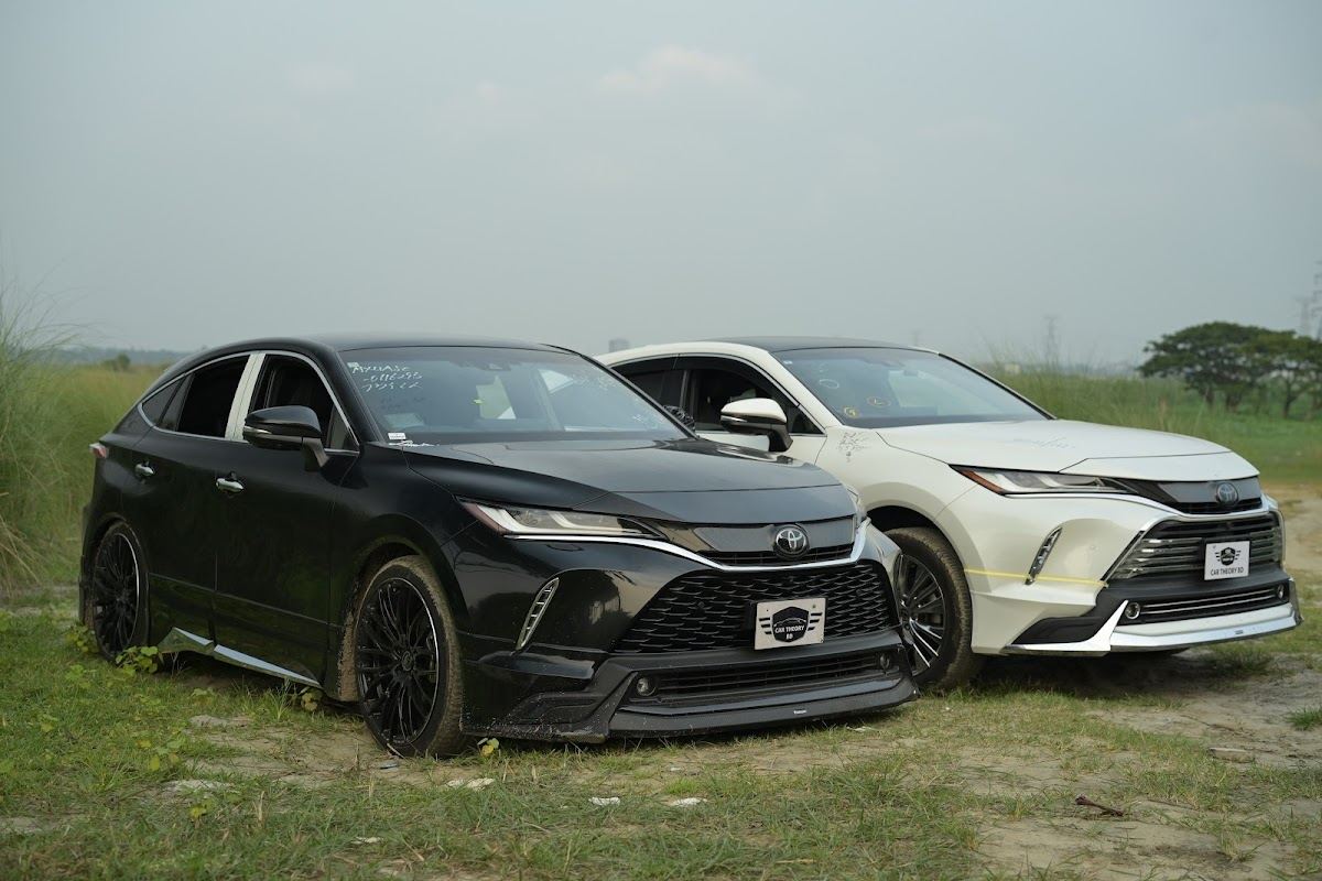 Two Toyota Harrier SUVs imported from Japan by Car Theory BD
