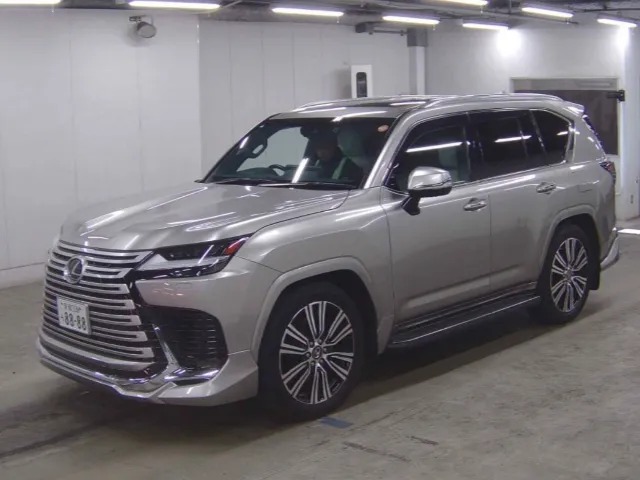 Lexus LX600 White color full back side view. Lexus Car Price in Bangladesh