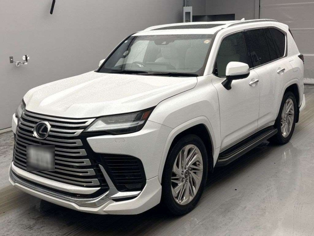 Lexus LX600 White color full front side view. Lexus Car Price in Bangladesh
