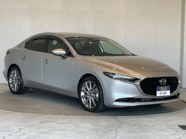 Mazda3-2021-Hybrid-Silver-Right-front-angle. Mazda Car Price in Bangladesh