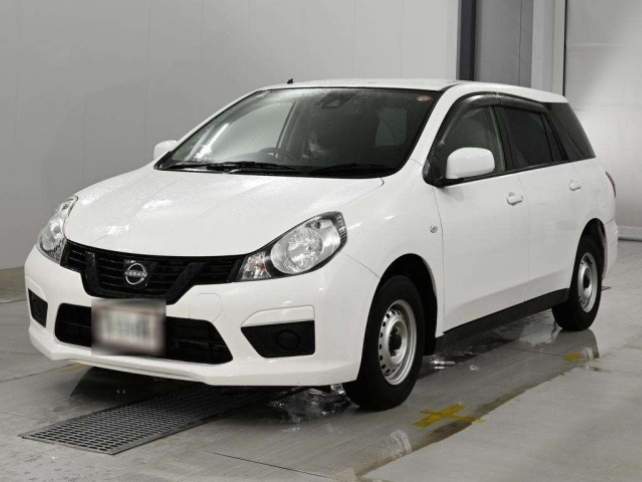 Nissan AD white color full body front view. Toyota probox car price in Bangladesh