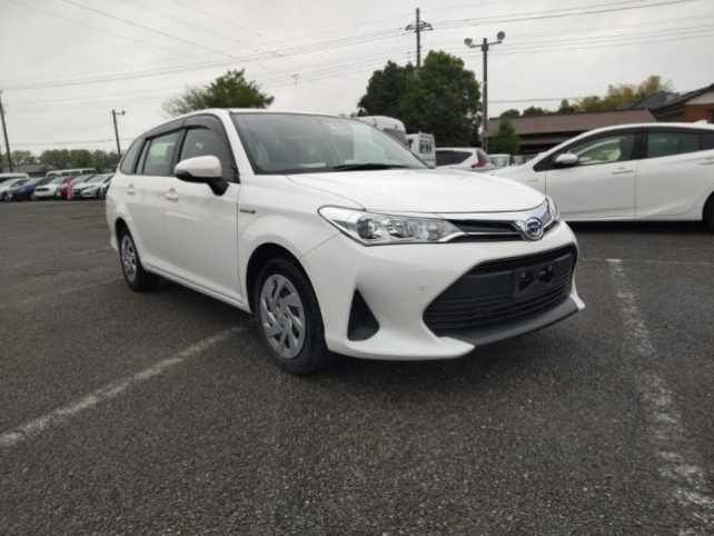 Toyota field white color full body front view. Toyota probox car price in Bangladesh