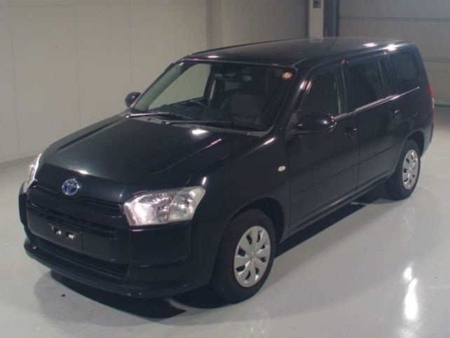 Toyota probox black color full body front view. Toyota probox car price in Bangladesh