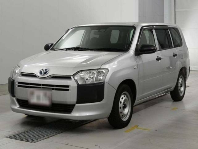 Toyota probox silver color full body front view. Toyota probox car price in Bangladesh