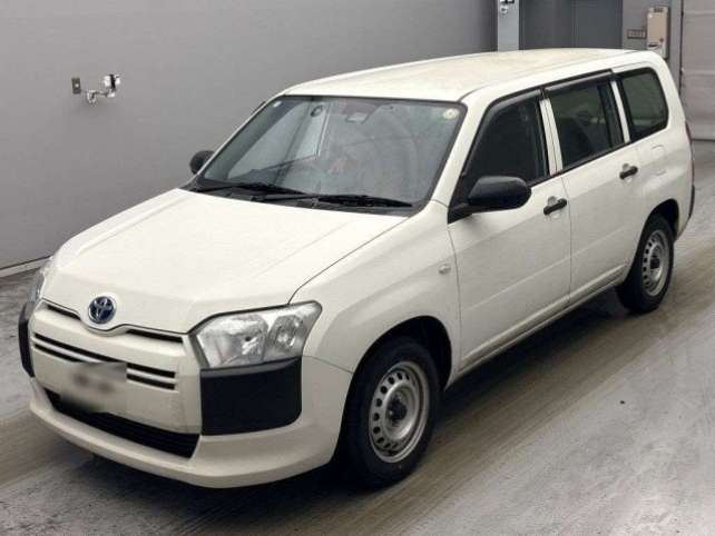 Toyota probox white color full body front view. Toyota probox car price in Bangladesh